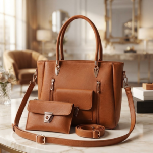 Brown Leather Tote Bag